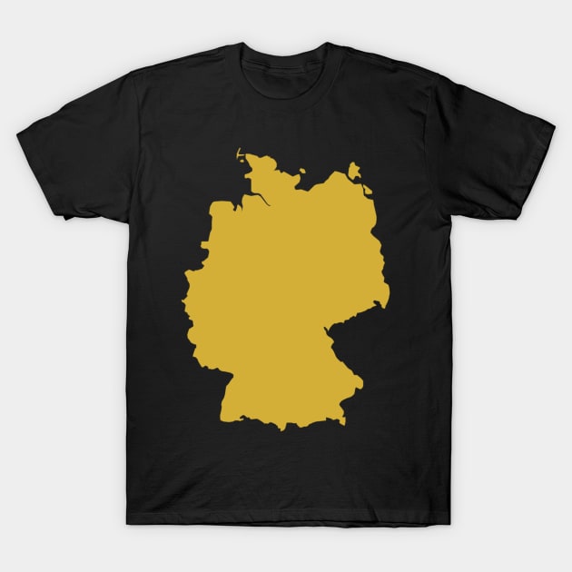 Germany map T-Shirt by Wordandart